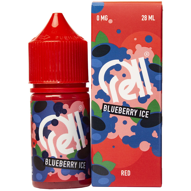 Жидкость RELL LOW COST Blueberry Ice / Черника со льдом 0% 28 мл