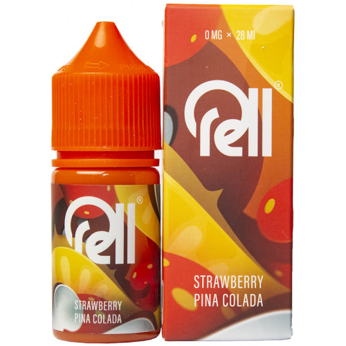 Жидкость RELL ORANGE Strawberry Pina Colada/Клубничная Пина Колада 0% 28 мл