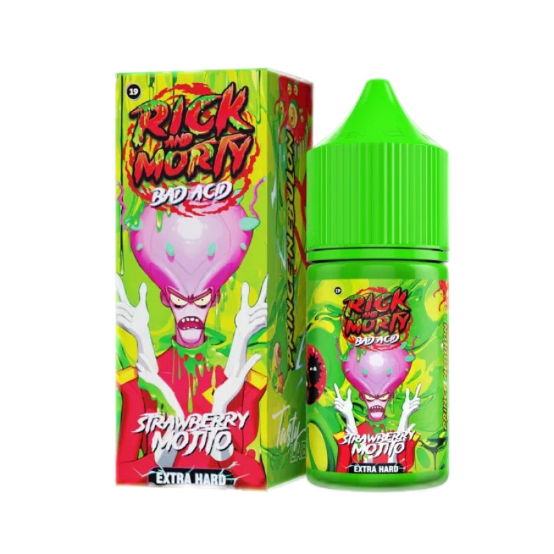 Жидкость Rick & Morty BAD ACID Клубничный Мохито 2% 30 мл