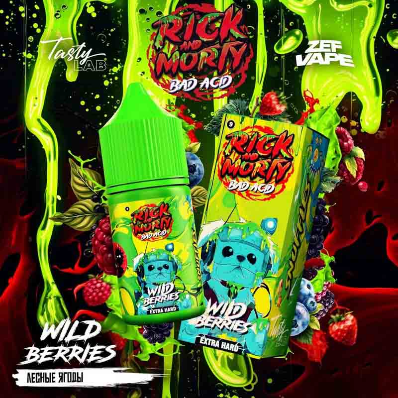 Жидкость Rick & Morty BAD ACID Лесные Ягоды 2% 30 мл