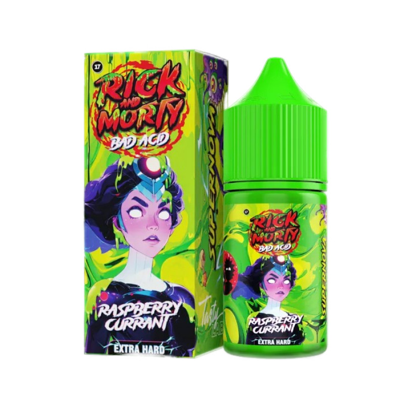 Жидкость Rick & Morty BAD ACID Малина, Смородина 2% 30 мл