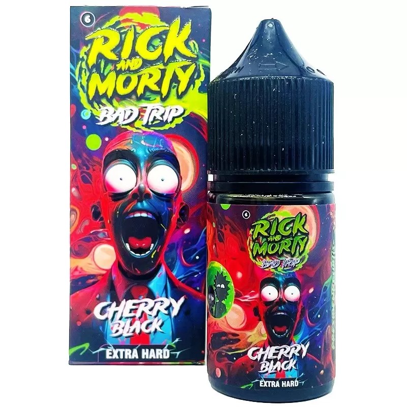 Жидкость Rick & Morty BAD TRIP Черная Вишня 2% 30 мл