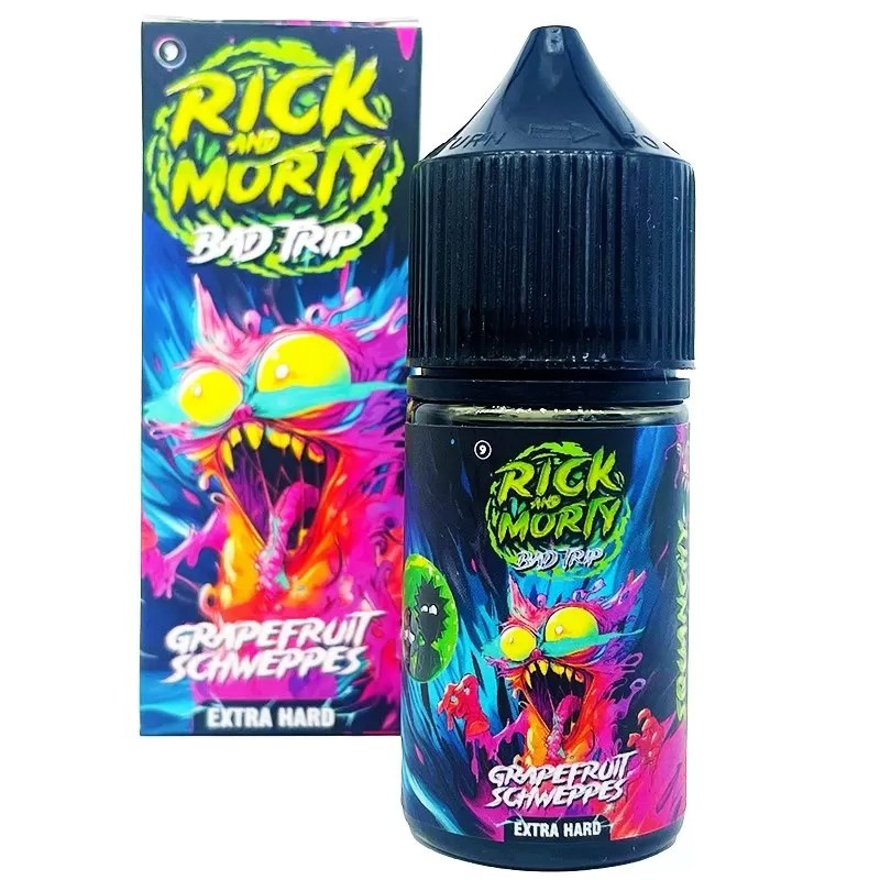 Жидкость Rick & Morty BAD TRIP Грейпфрутовый Швепс 2% 30 мл