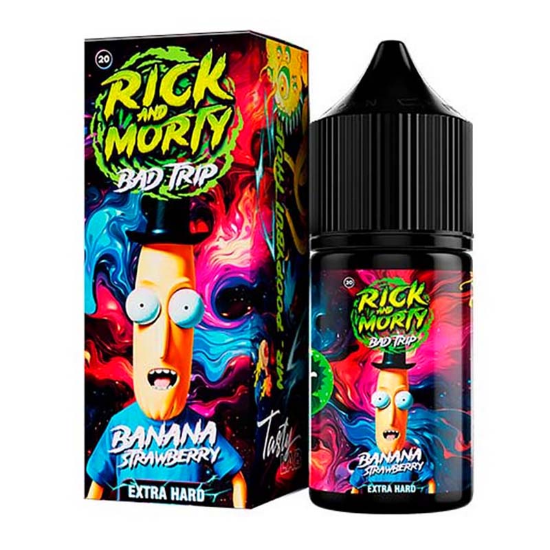 Жидкость Rick & Morty BAD TRIP Клубника, Банан 2% 30 мл