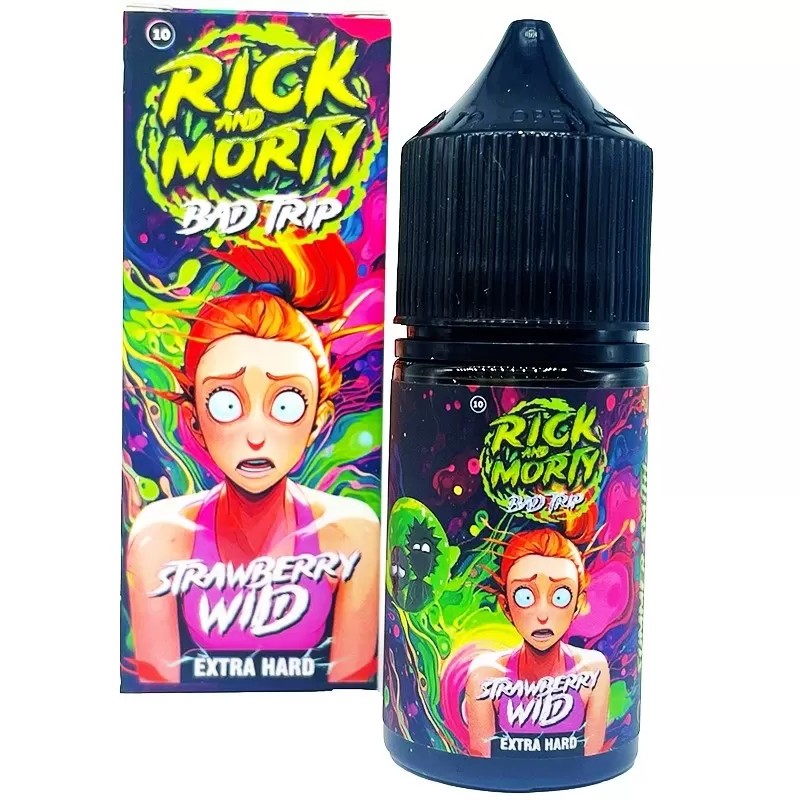 Жидкость Rick & Morty BAD TRIP Клубника, Земляника 2% 30 мл