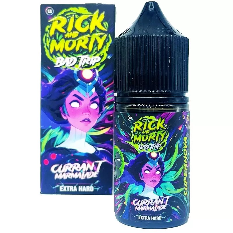 Жидкость Rick & Morty BAD TRIP Смородина, Мармелад 2% 30 мл