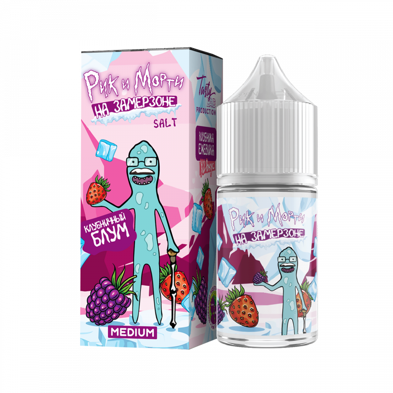 Жидкость Rick & Morty На Замерзоне Клубника, Ежевика 2% 30 мл