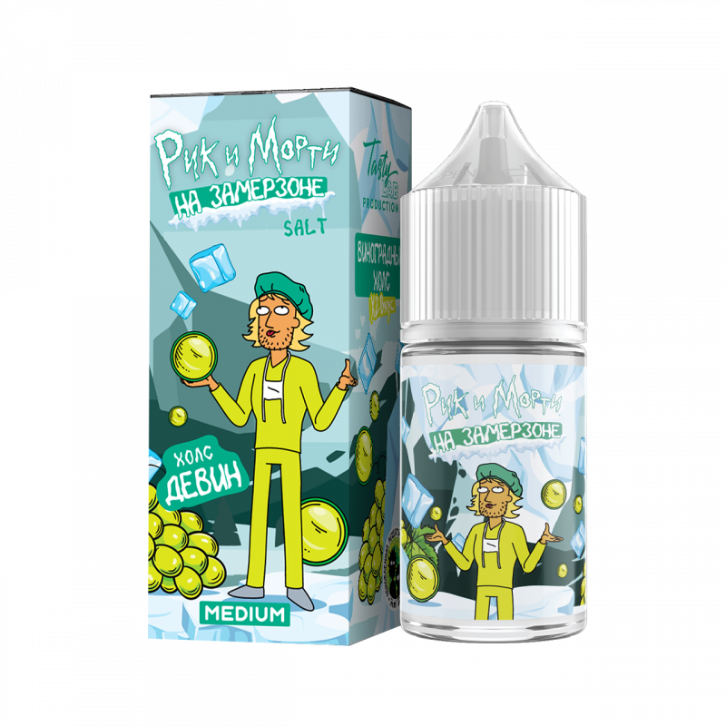 Жидкость Rick & Morty На Замерзоне Виноградный Холс 2% 30 мл
