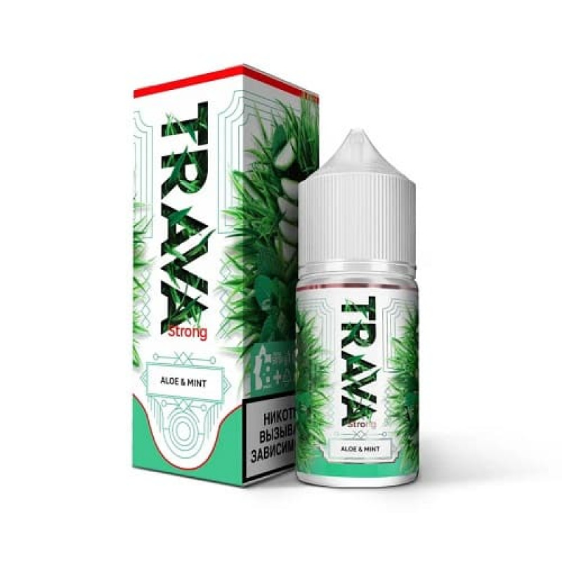 Жидкость TRAVA Strong Алоэ, Мята 2% 30 мл