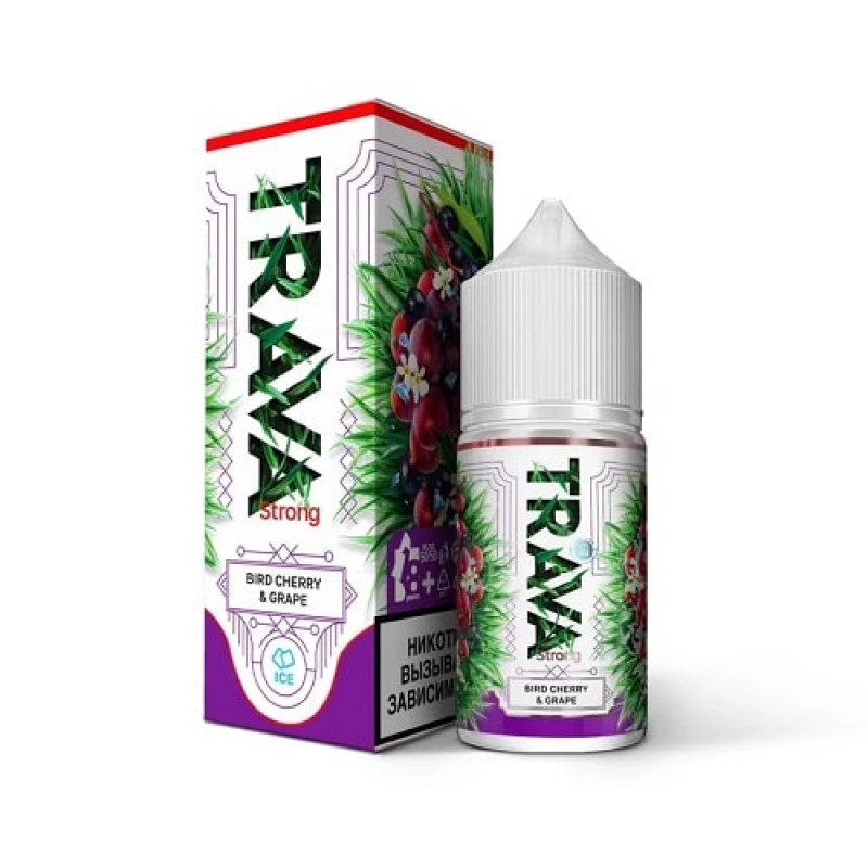 Жидкость TRAVA Strong Черемуха, Виноград, Лед 2% 30 мл