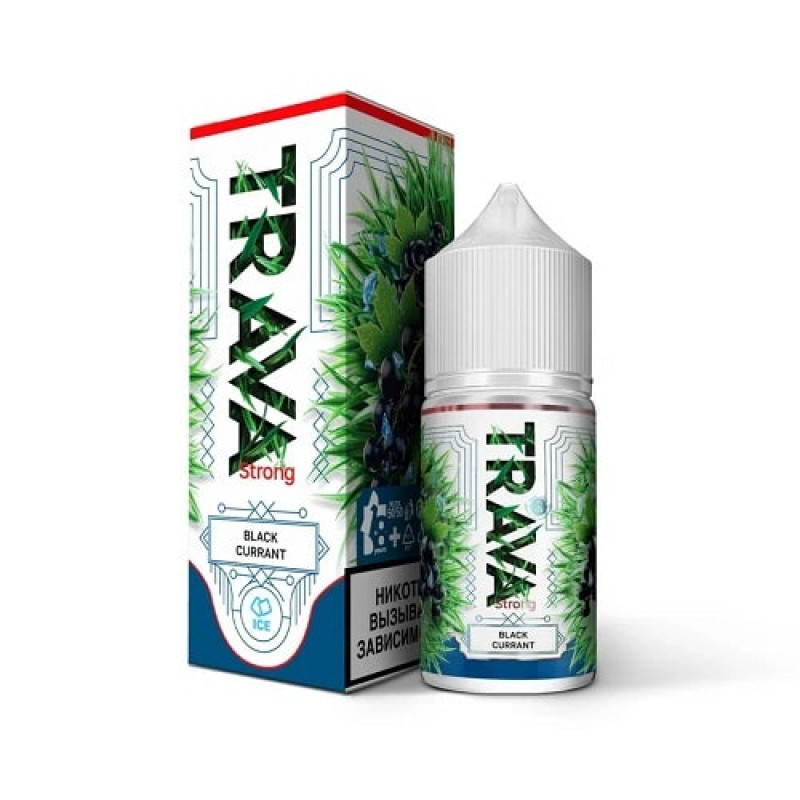 Жидкость TRAVA Strong Черная Смородина, Лед 2% 30 мл