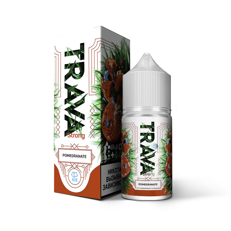 Жидкость TRAVA Strong Гранат, Лед 2% 30 мл