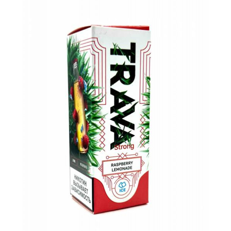 Жидкость TRAVA Strong Малиновый Лимонад, Лед 2% 30 мл