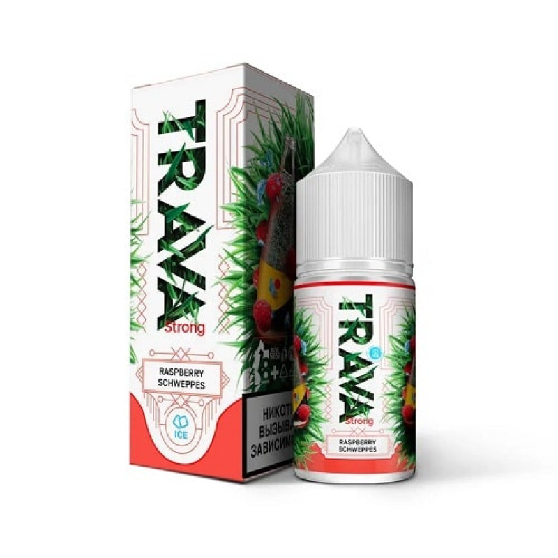 Жидкость TRAVA Strong Малиновый Швепс, Лед 2% 30 мл