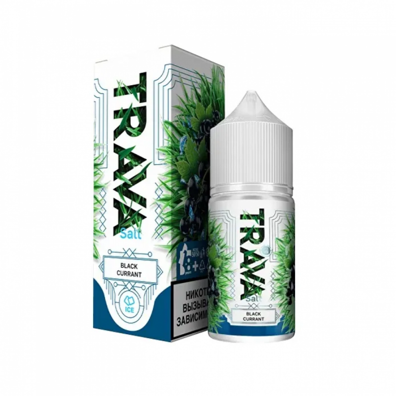 Жидкость TRAVA Черная Смородина, Лед (Black Currant, Ice) 2% 30 мл