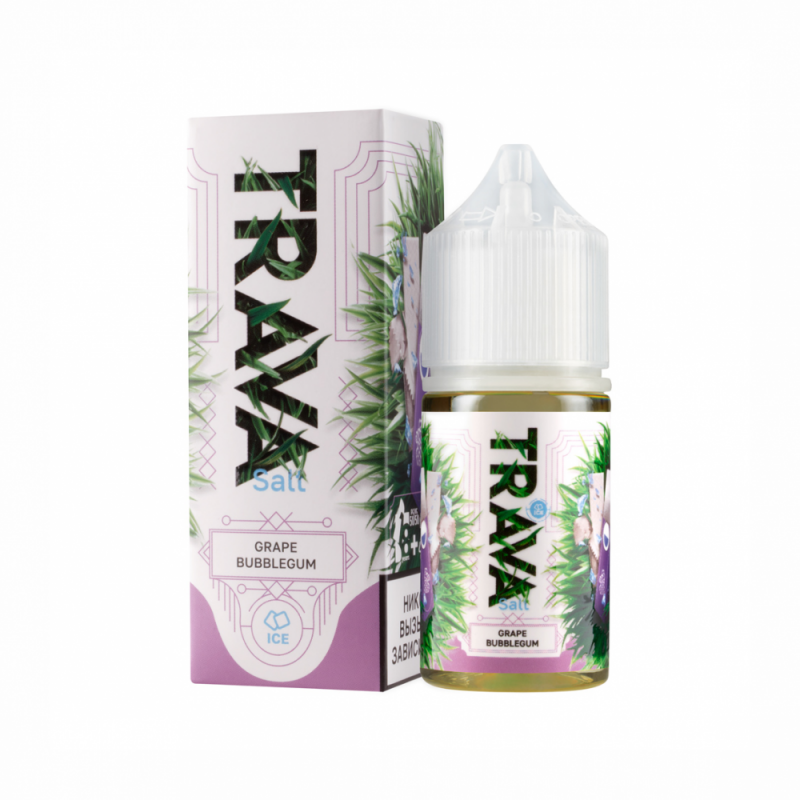 Жидкость TRAVA Виноградная Жвачка, Лед (Grape Bubblegum, Ice) 2% 30 мл
