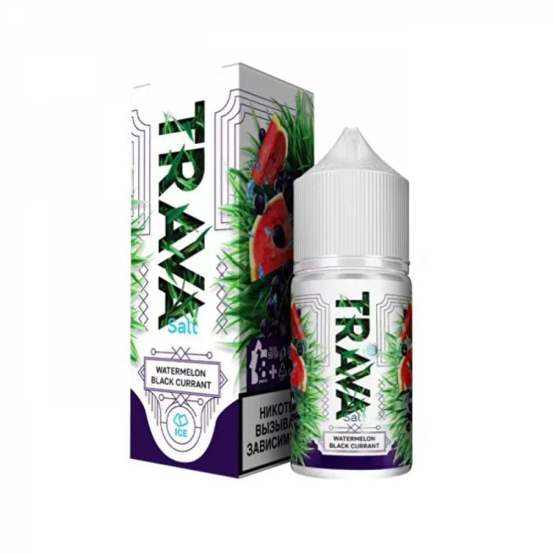 Жидкость TRAVA Арбуз, Черная Смородина, Лед (Watermelon, Black Currant, Ice) 2% 30 мл
